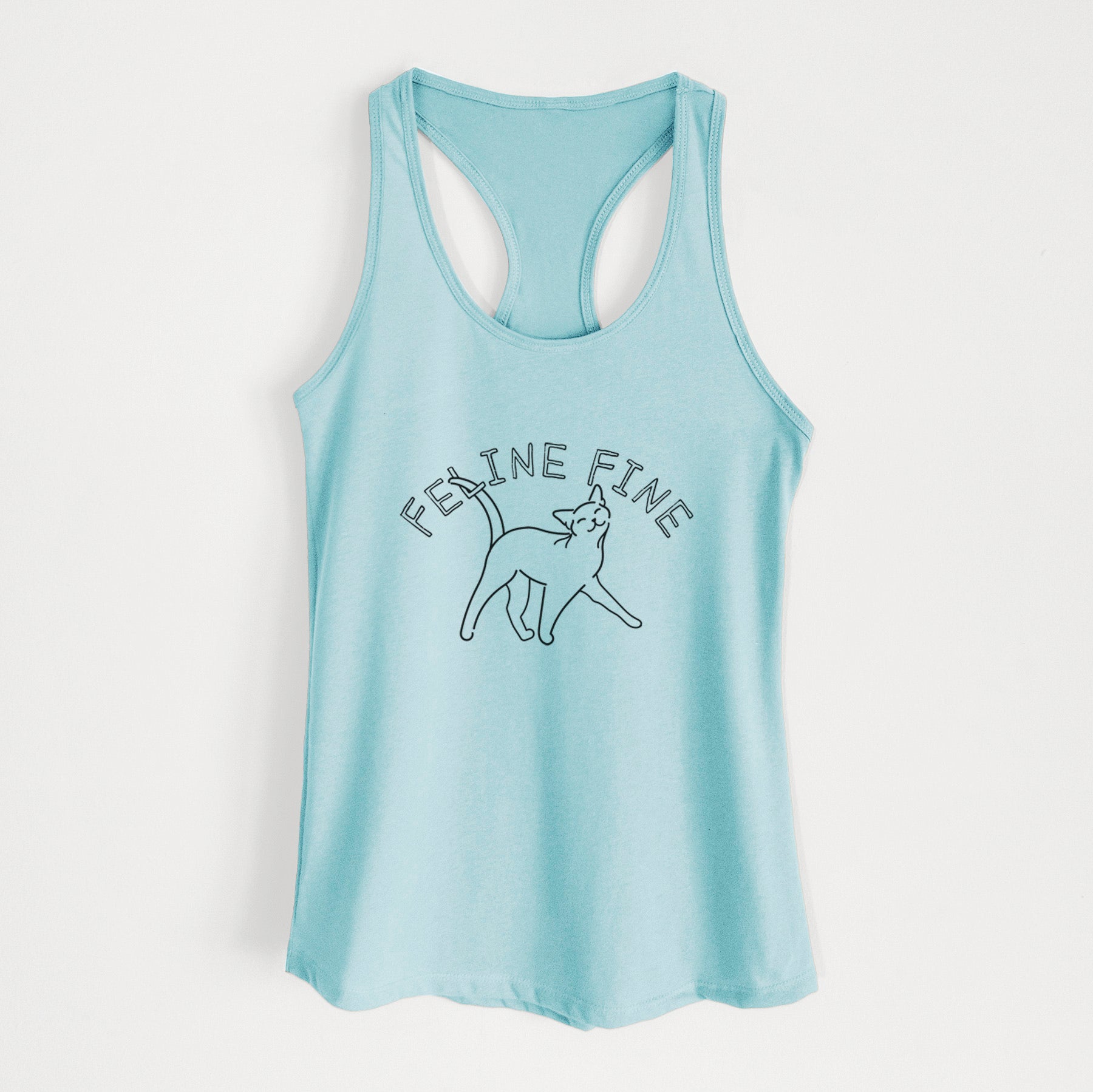 Feline Fine - Women's Racerback Tanktop