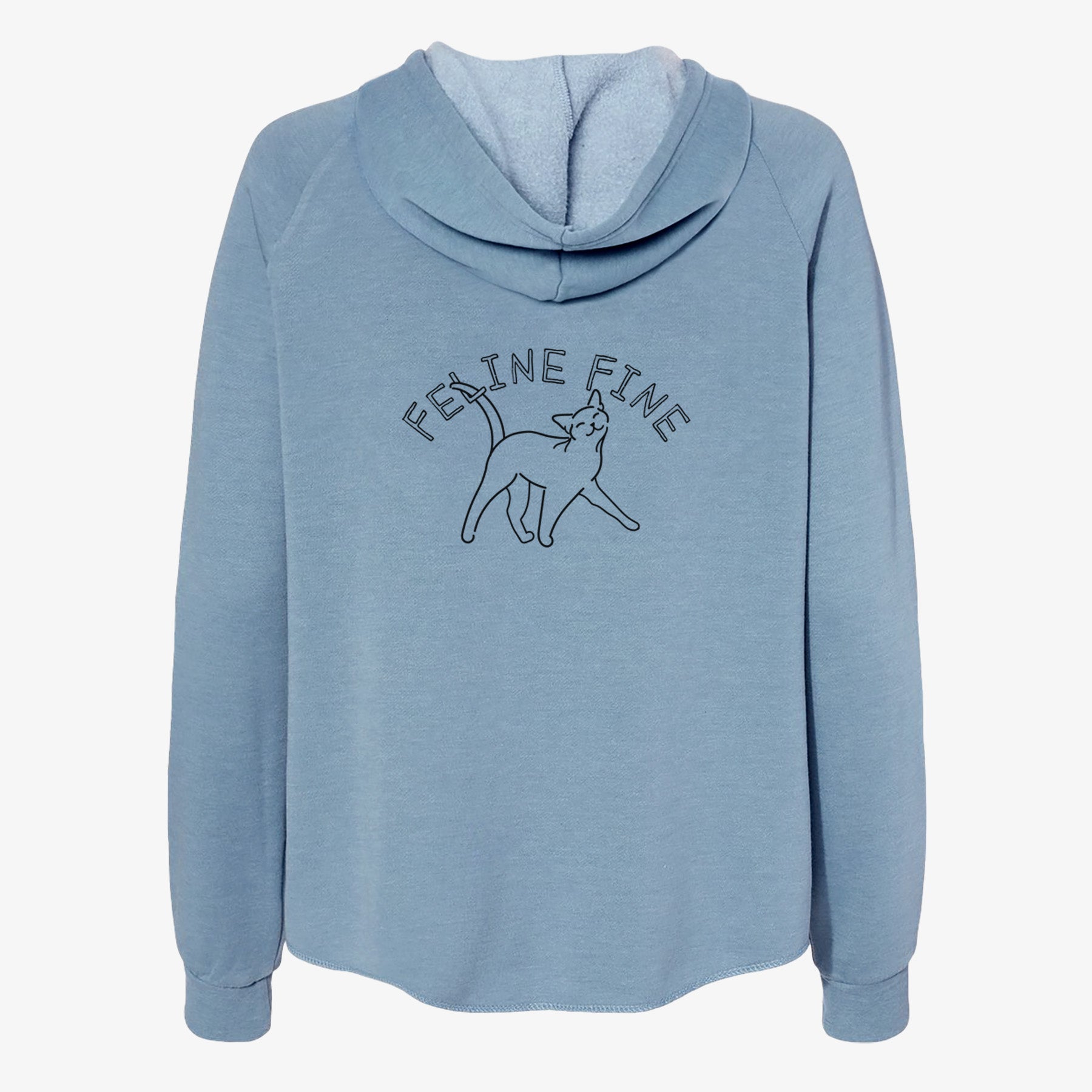 Feline Fine - Women's Cali Wave Zip-Up Sweatshirt