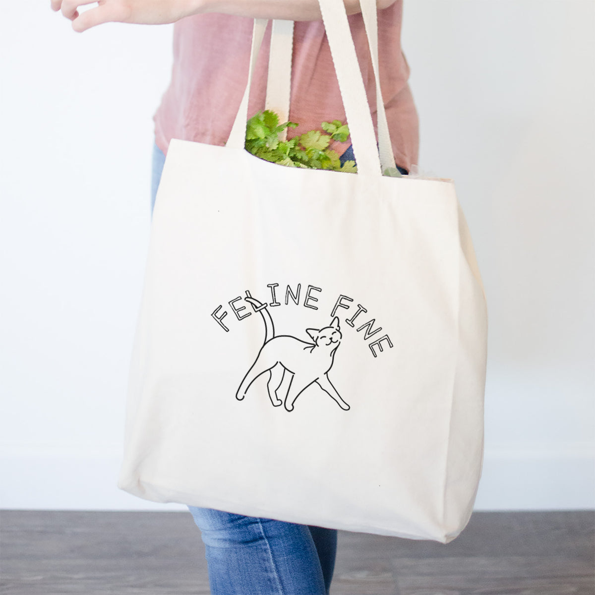 Feline Fine- Tote Bag