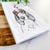 Aline the Irish Red and White Setter Tea Towel