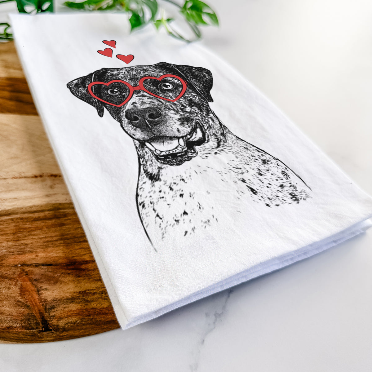 Argos the Catahoula Tea Towel