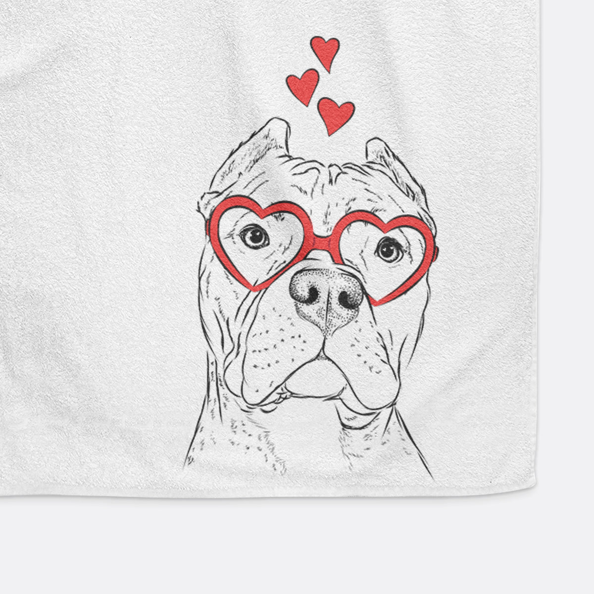 Bam Bam the Pitbull Decorative Hand Towel