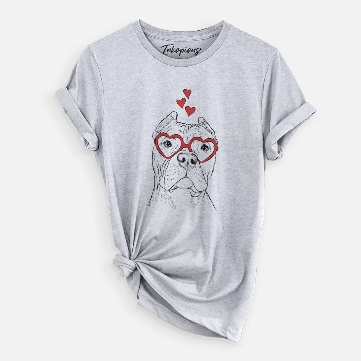 Valentine Bam Bam the Pitbull - Unisex Crewneck