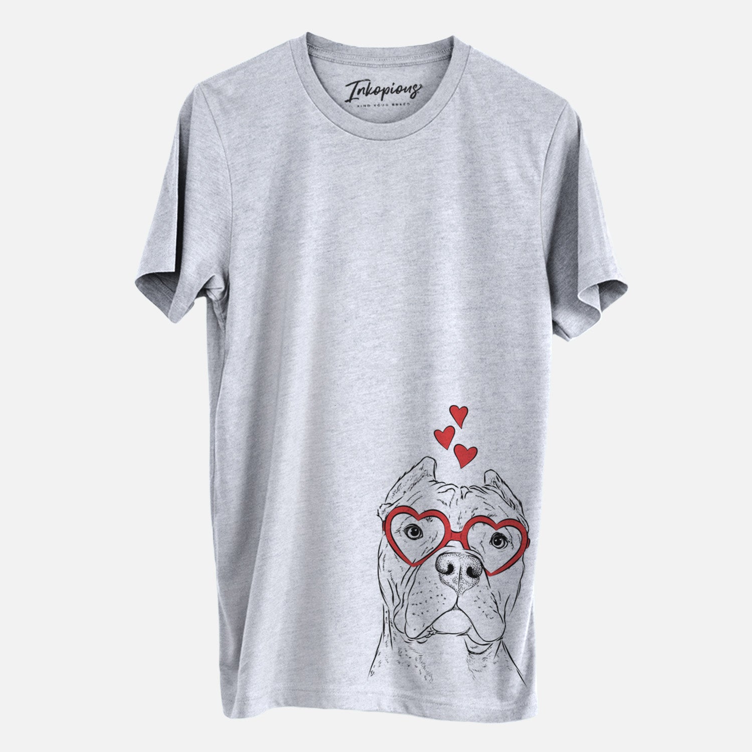 Valentine Bam Bam the Pitbull - Unisex Crewneck
