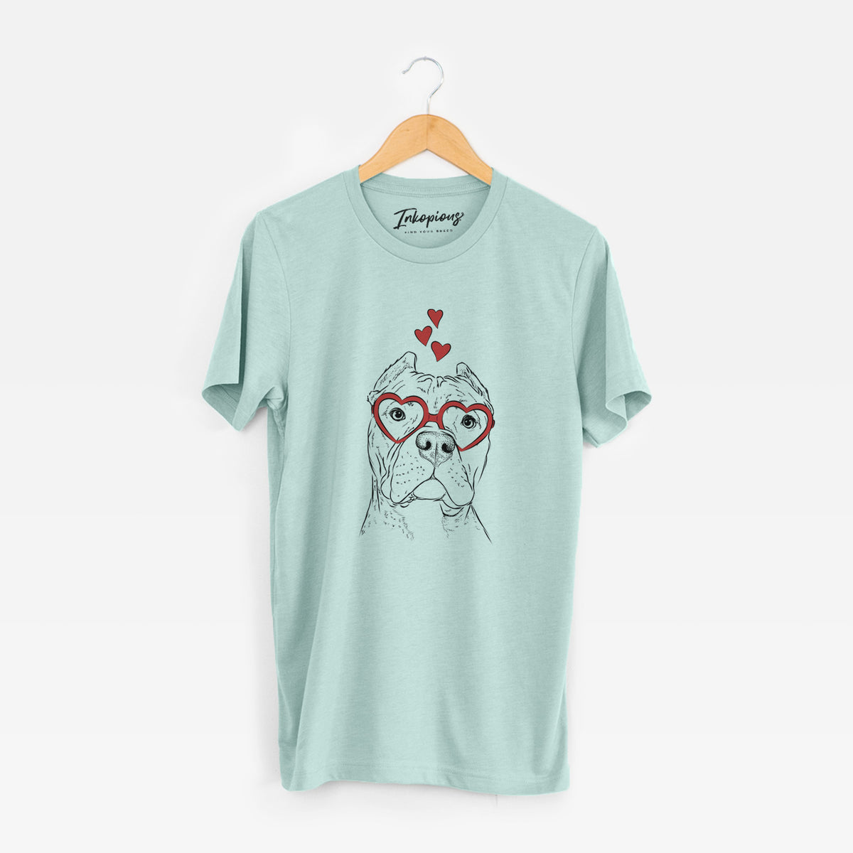 Valentine Bam Bam the Pitbull - Unisex Crewneck