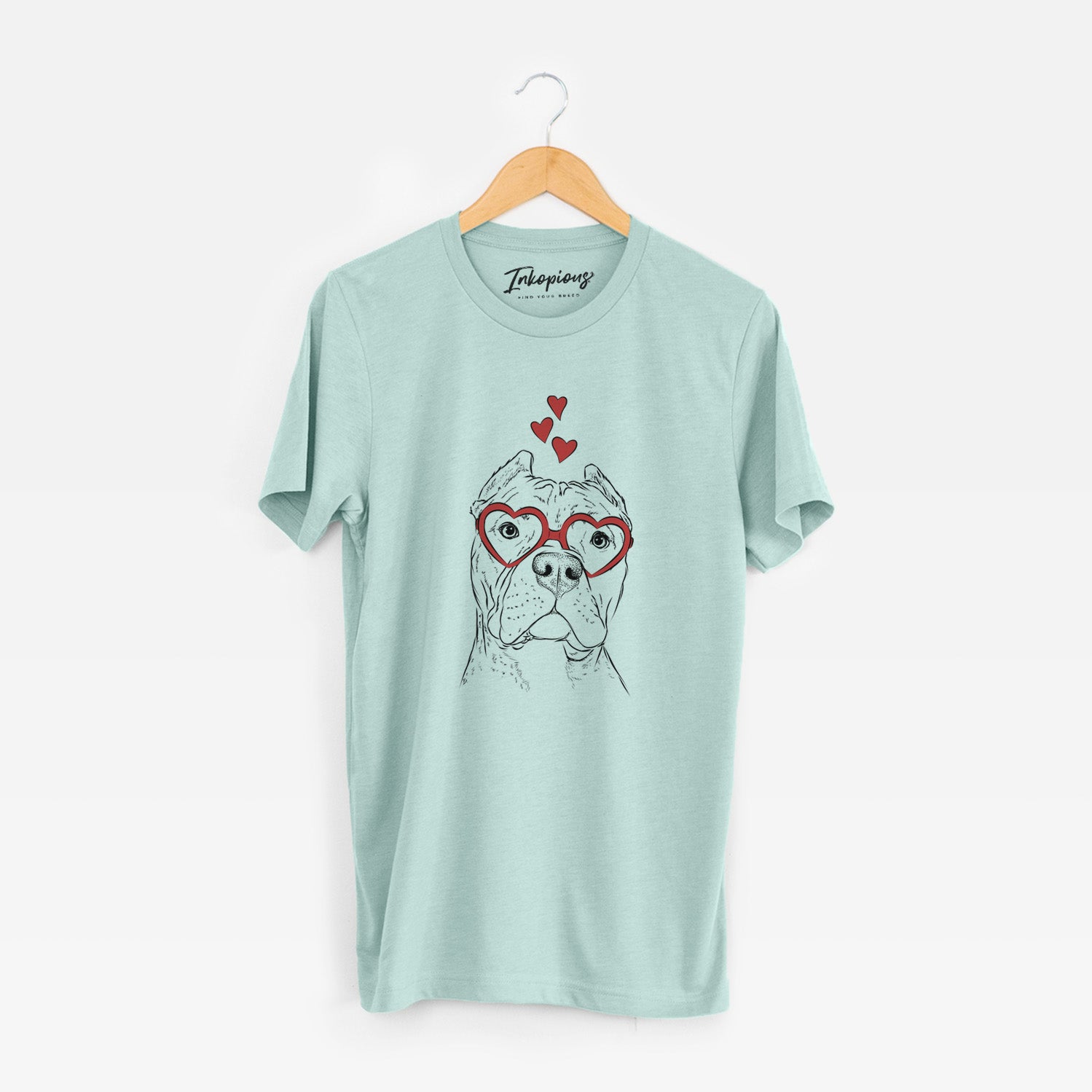 Valentine Bam Bam the Pitbull - Unisex Crewneck