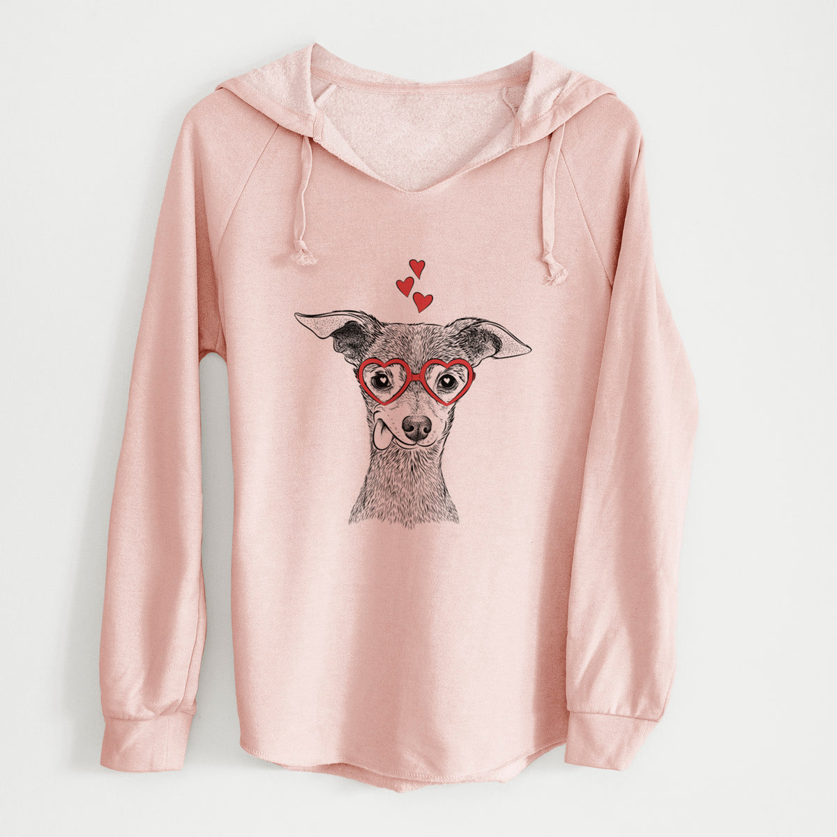Valentine Bebe the Chihuahua - Cali Wave Hooded Sweatshirt