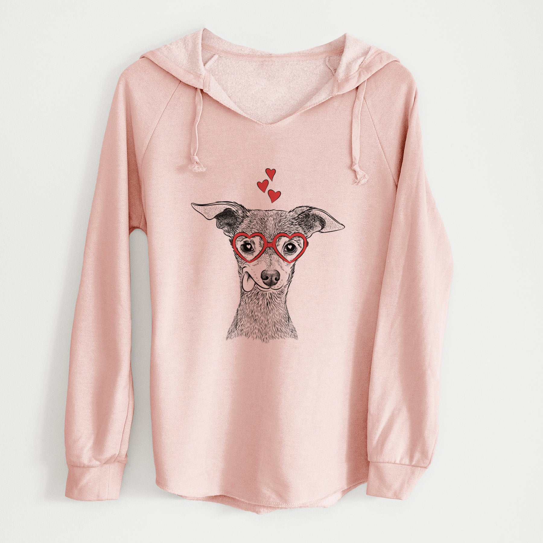Valentine Bebe the Chihuahua - Cali Wave Hooded Sweatshirt