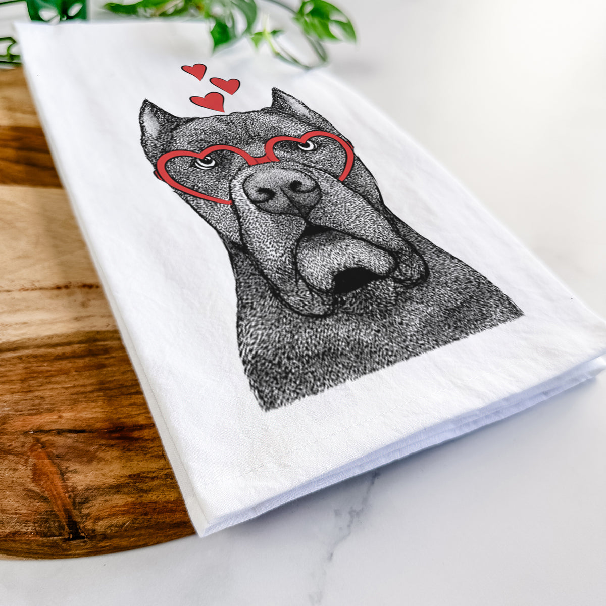 Bruno the Cane Corso Tea Towel