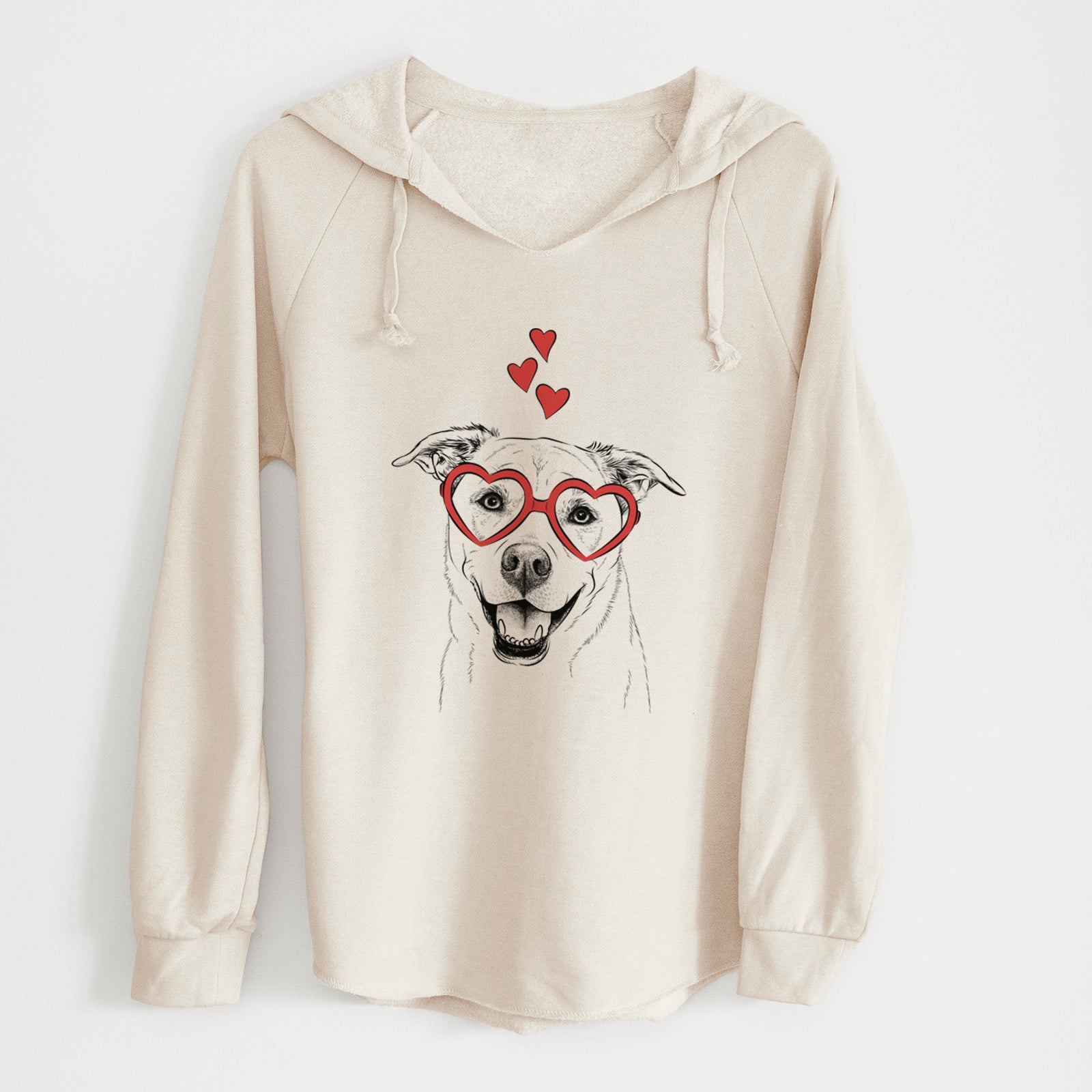 Valentine Carl the Mixed Breed - Cali Wave Hooded Sweatshirt