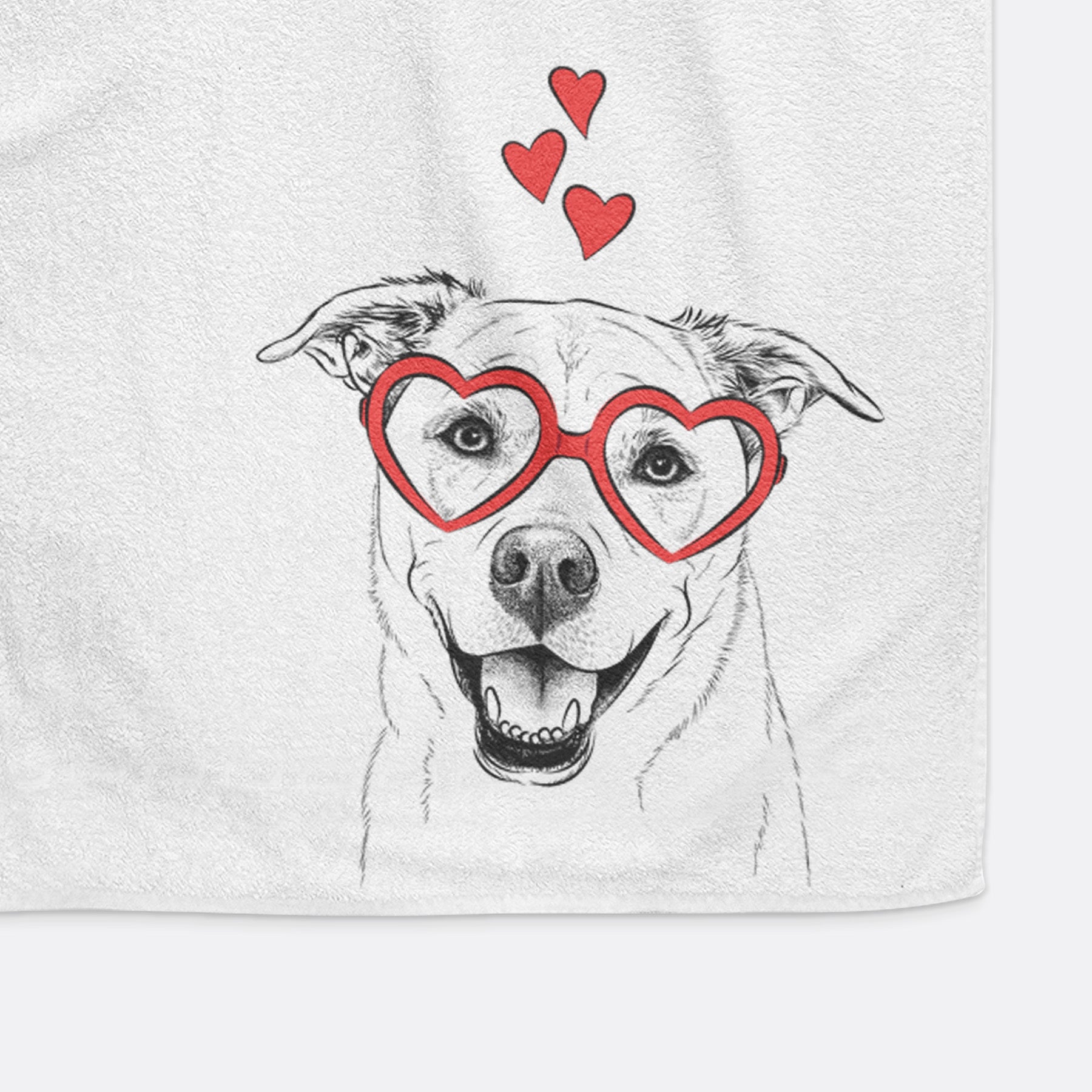 Carl the Mixed Breed Premium Hand Towel