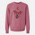 Valentine Carl the Mixed Breed - Unisex Pigment Dyed Crew Sweatshirt