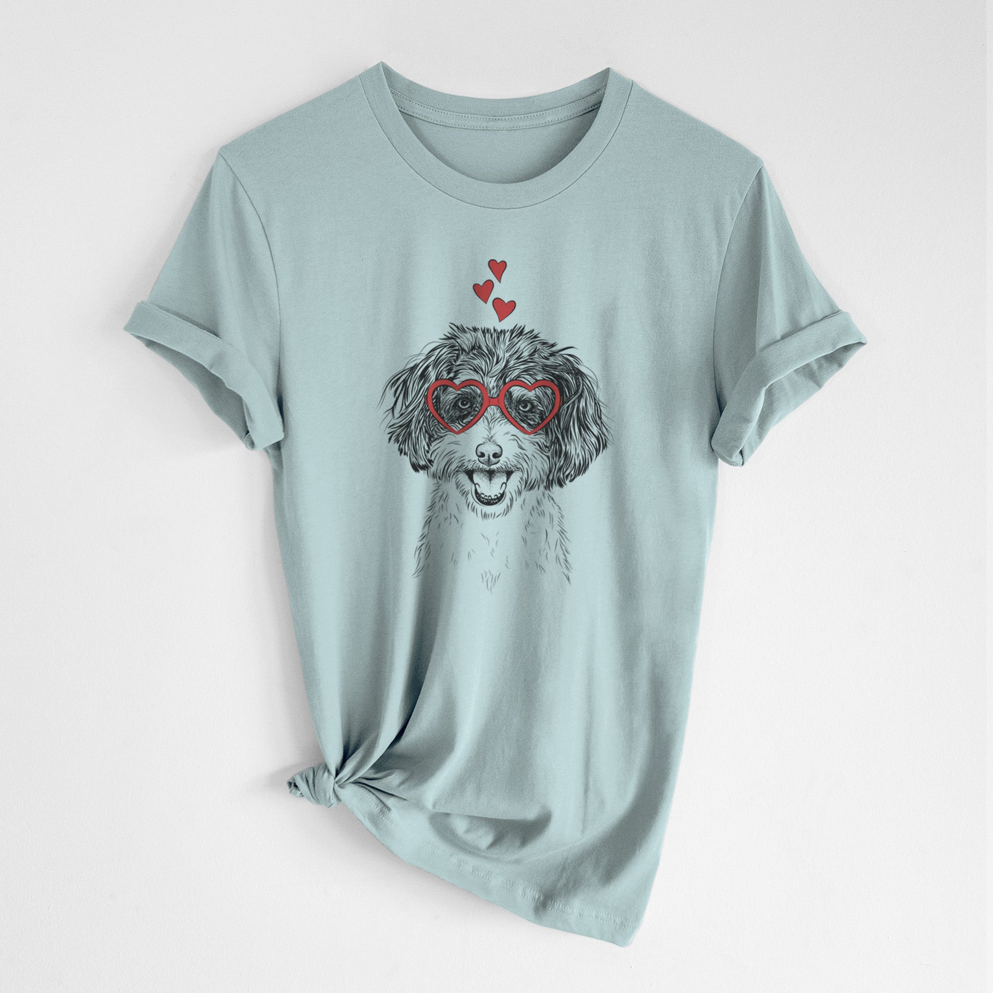 Valentine Carlos the Cavapoo - Unisex Crewneck