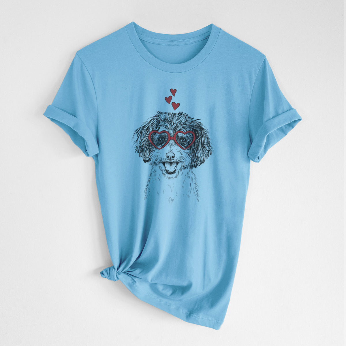 Valentine Carlos the Cavapoo - Unisex Crewneck