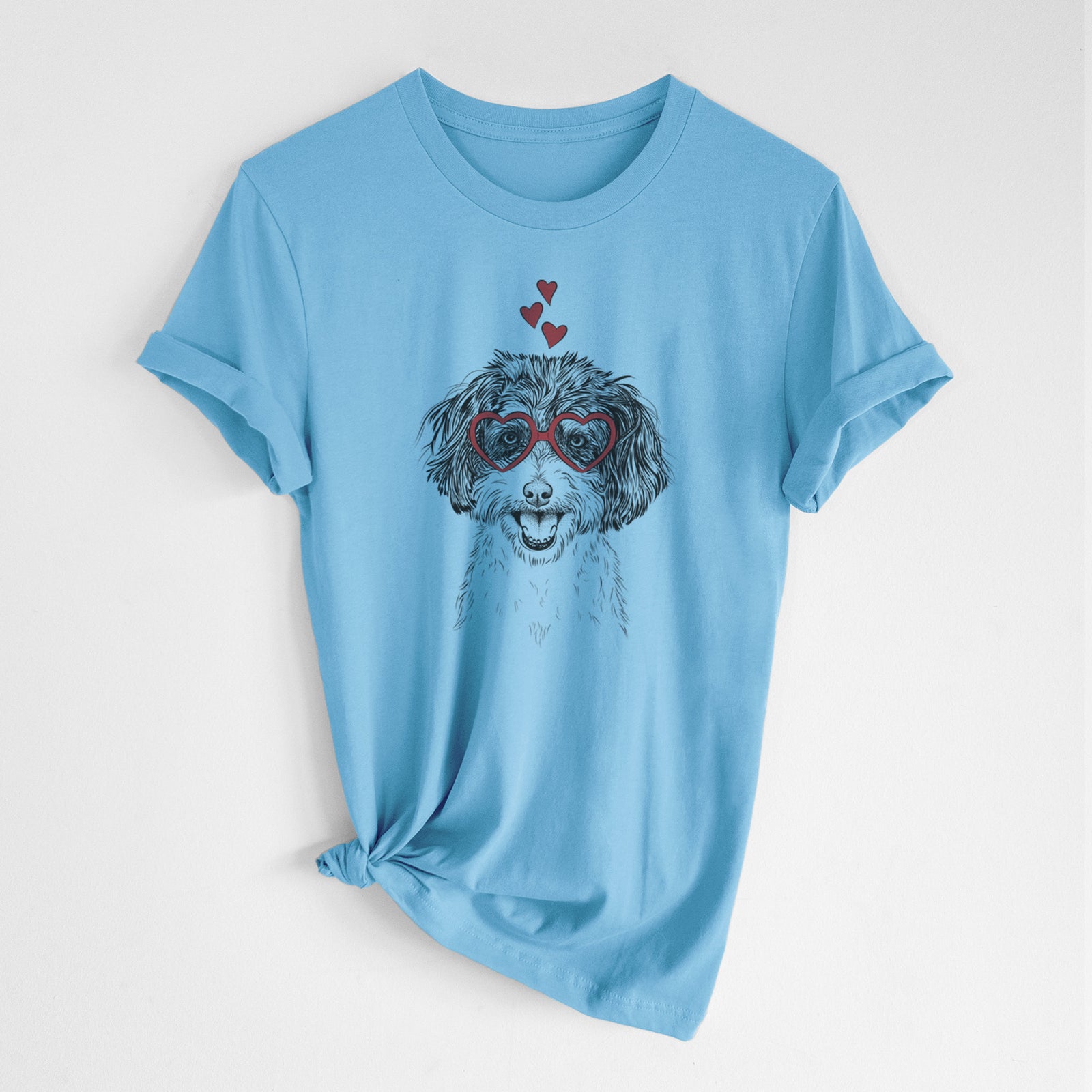 Valentine Carlos the Cavapoo - Unisex Crewneck