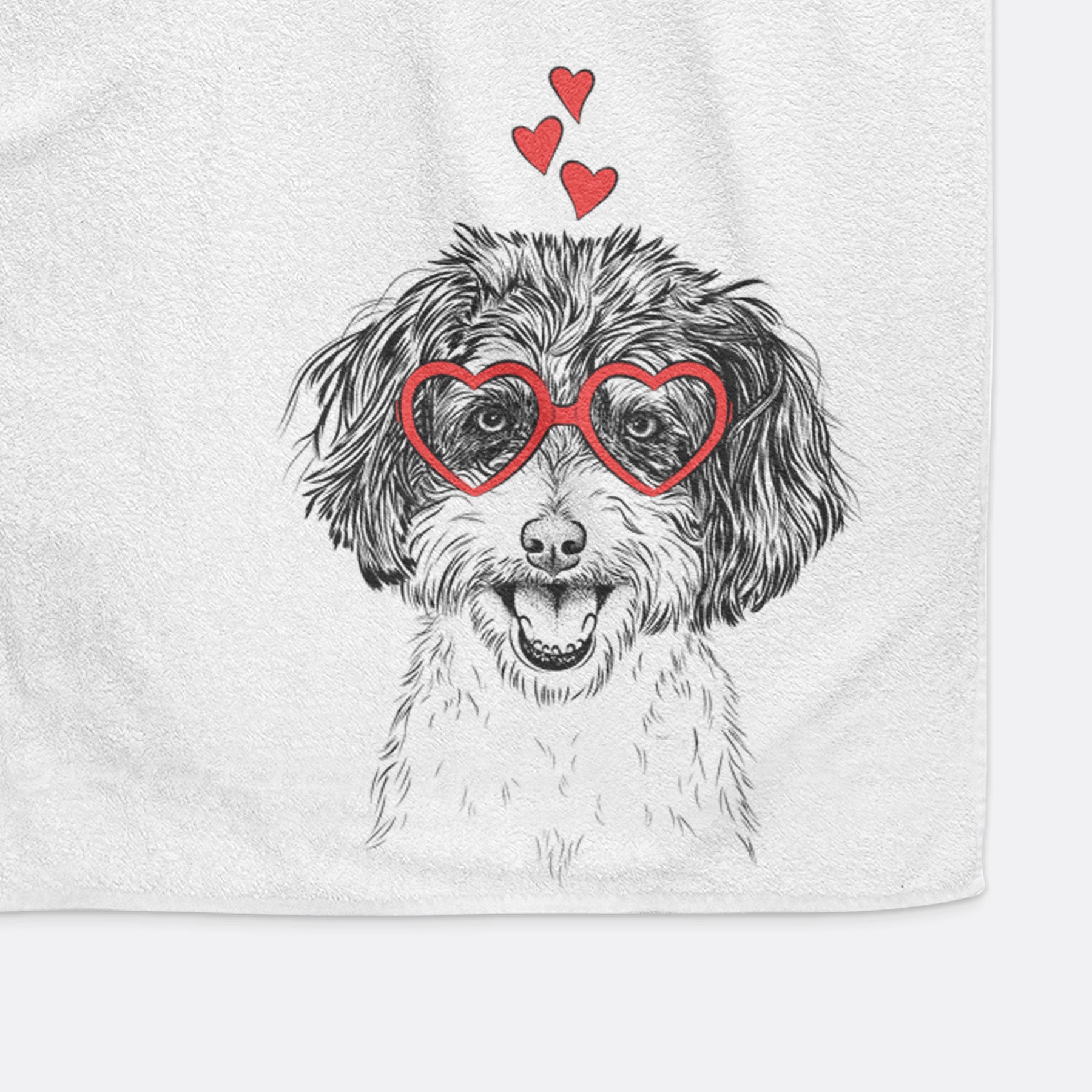 Carlos the Cavapoo Premium Hand Towel