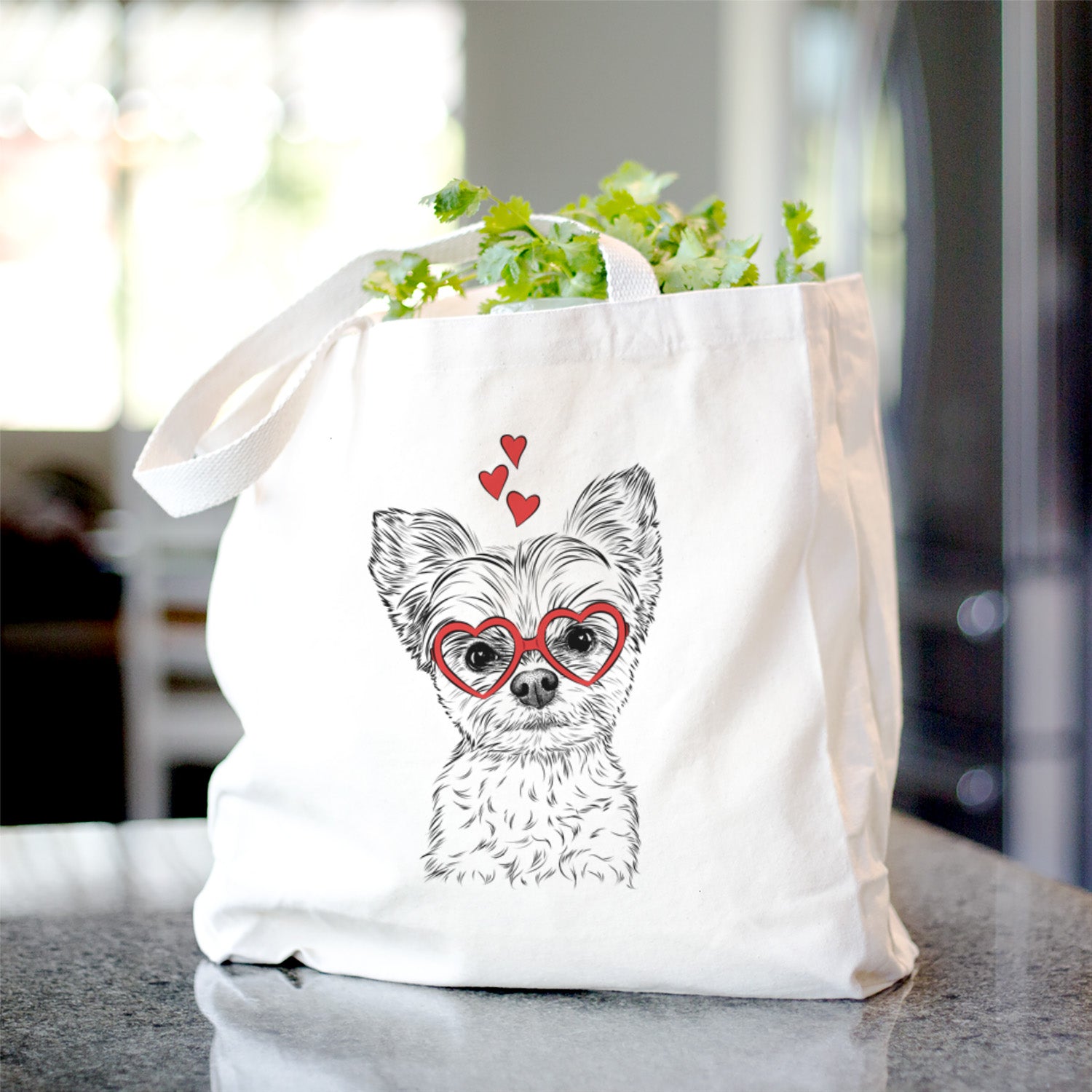 Chance the Yapper the Yorkshire Terrier - Tote Bag