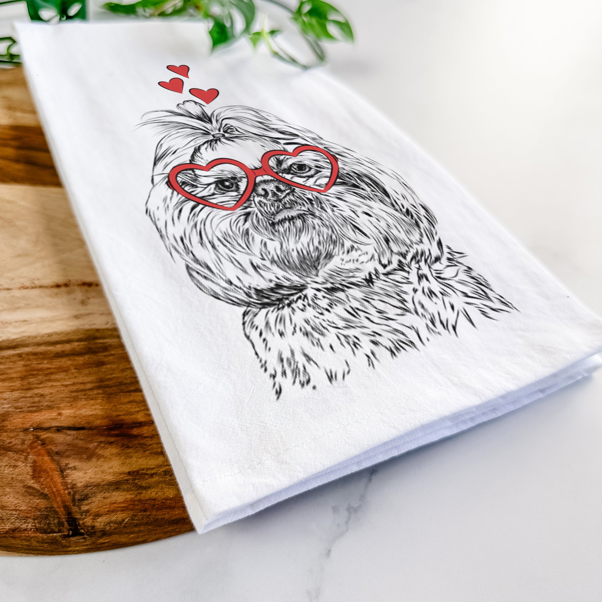 Chewie the Shih Tzu Tea Towel