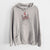 Valentine Chloe the Tabby Cat - Unisex Pigment Dyed Hoodie