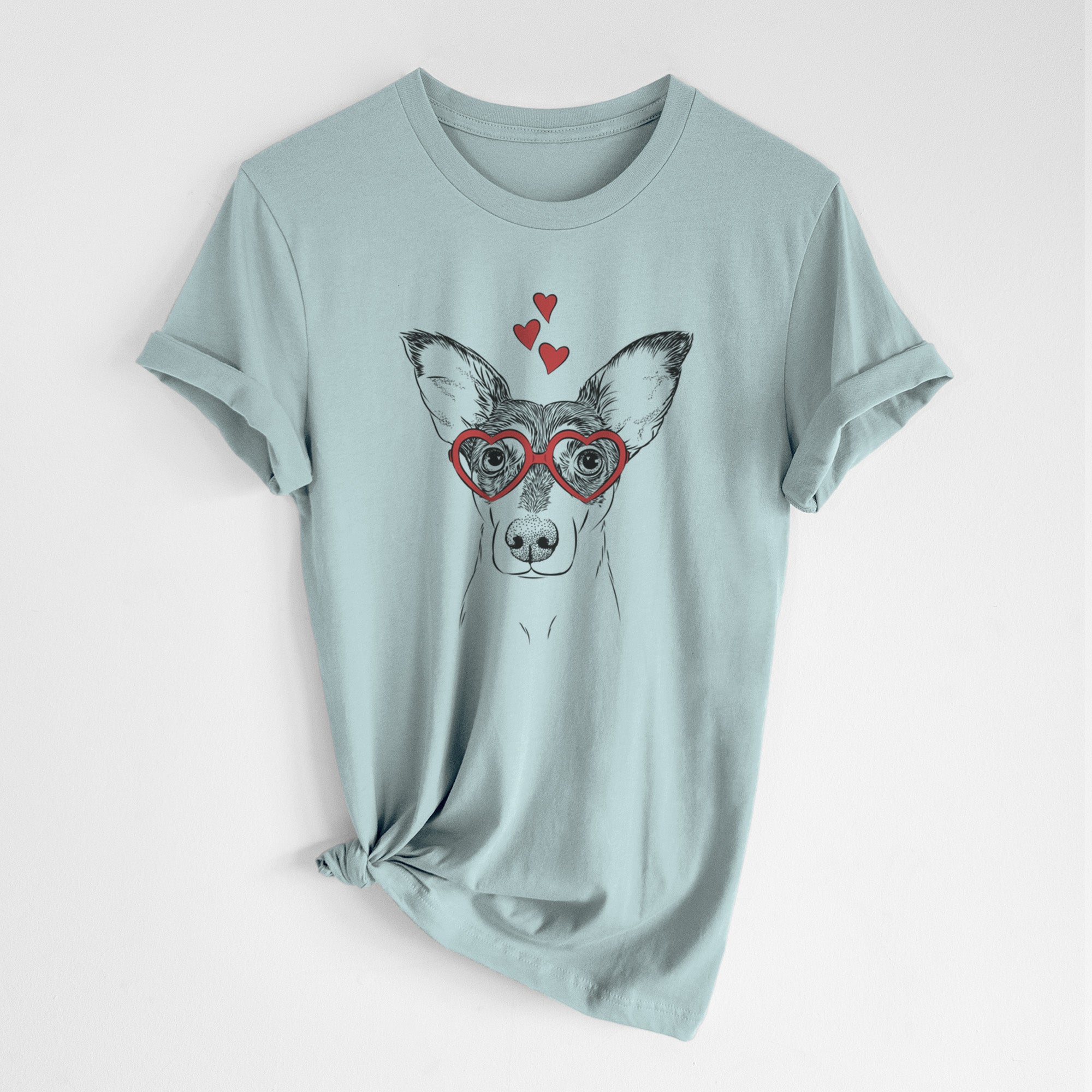 Valentine Chloe the Doxie Mix - Unisex Crewneck