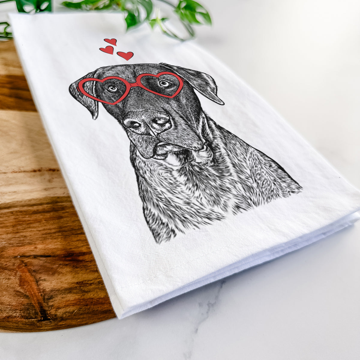 David the Boxador Tea Towel