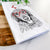 Duncan the Golden Retriever Tea Towel