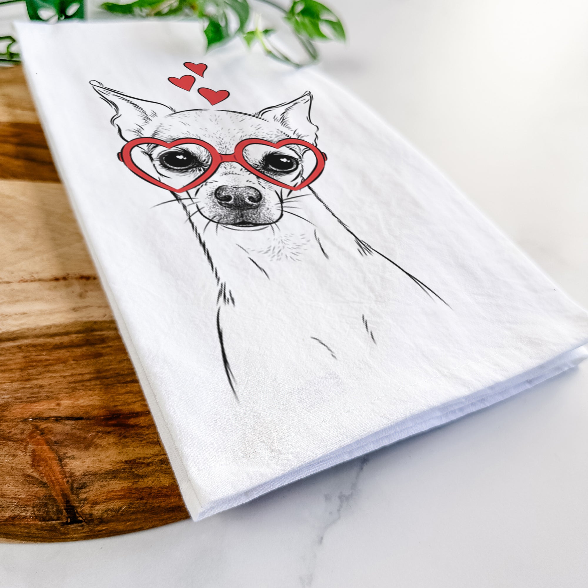 Emee the Chihuahua Tea Towel