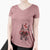 Valentine Ezra the Boxer - Women's Perfect V-neck Shirt