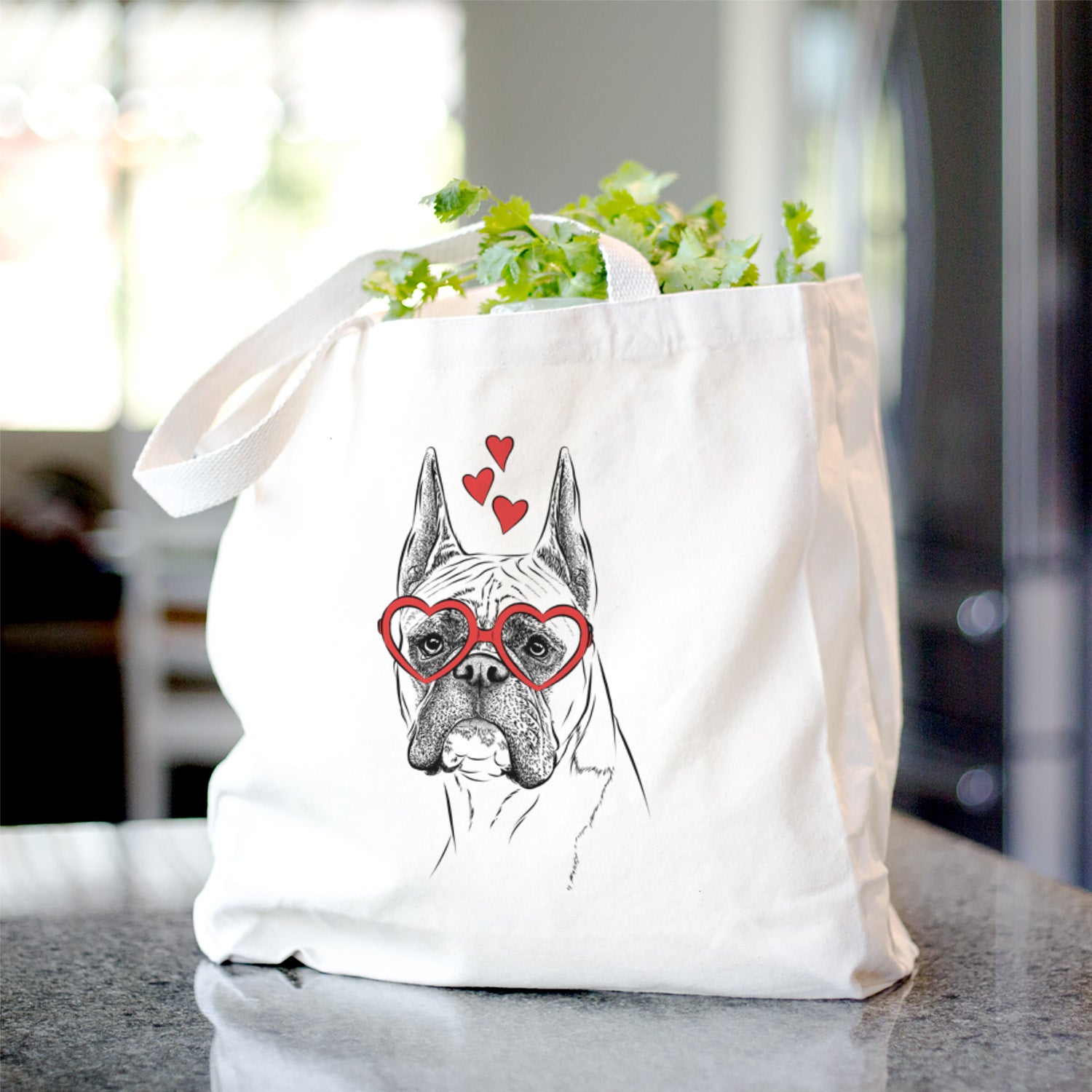 Ezra the Boxer - Tote Bag