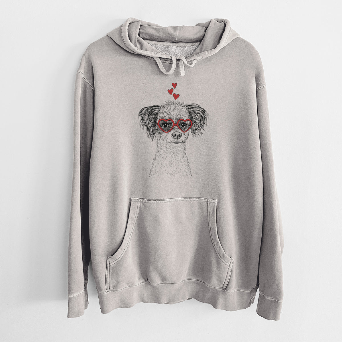 Valentine Finley the Papillon Mix - Unisex Pigment Dyed Hoodie