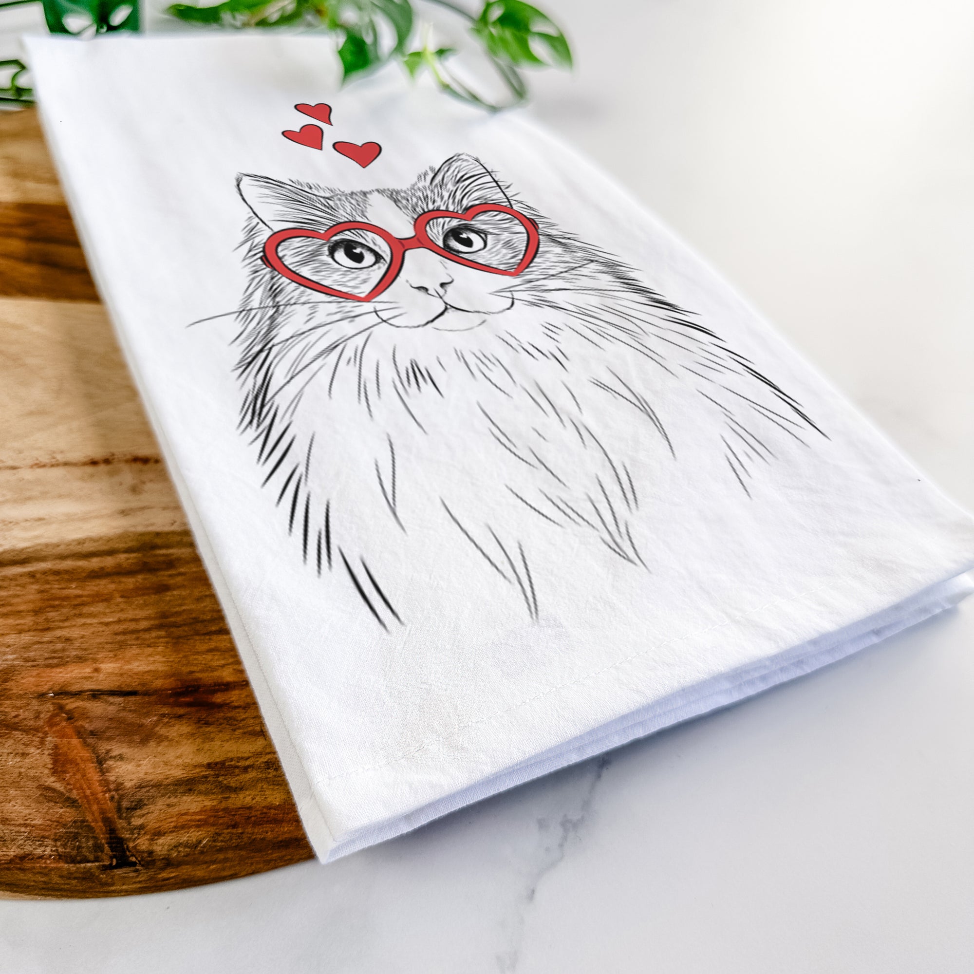 Fiona the Ragdoll Cat Tea Towel