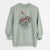 Valentine Gizmo the Goldendoodle - Unisex Pigment Dyed Crew Sweatshirt