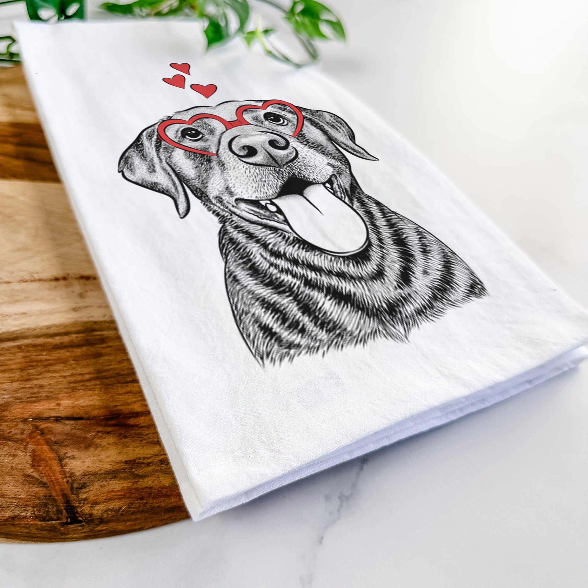 Gwen the Labrador Retriever Tea Towel