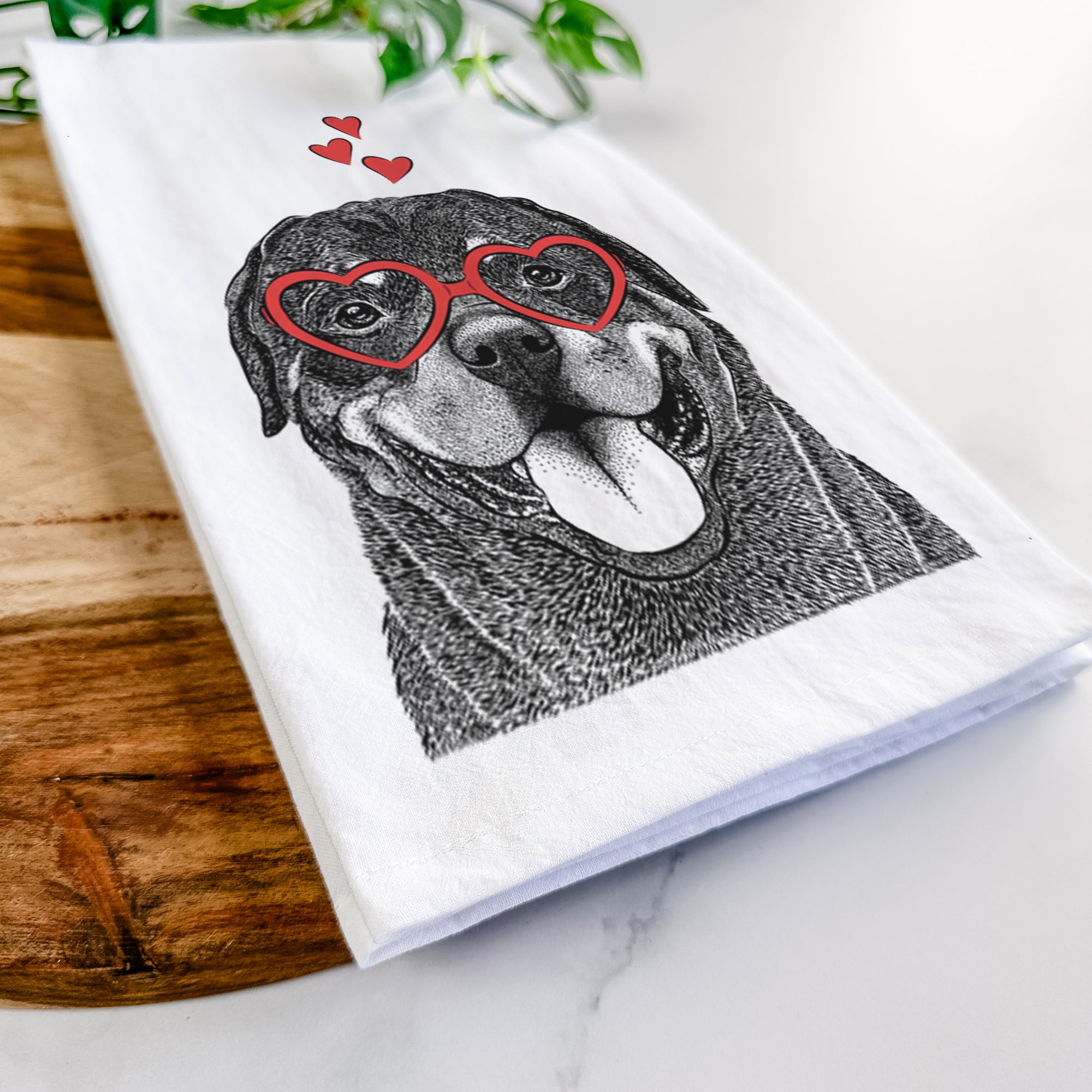 Hagan the Rottweiler Tea Towel