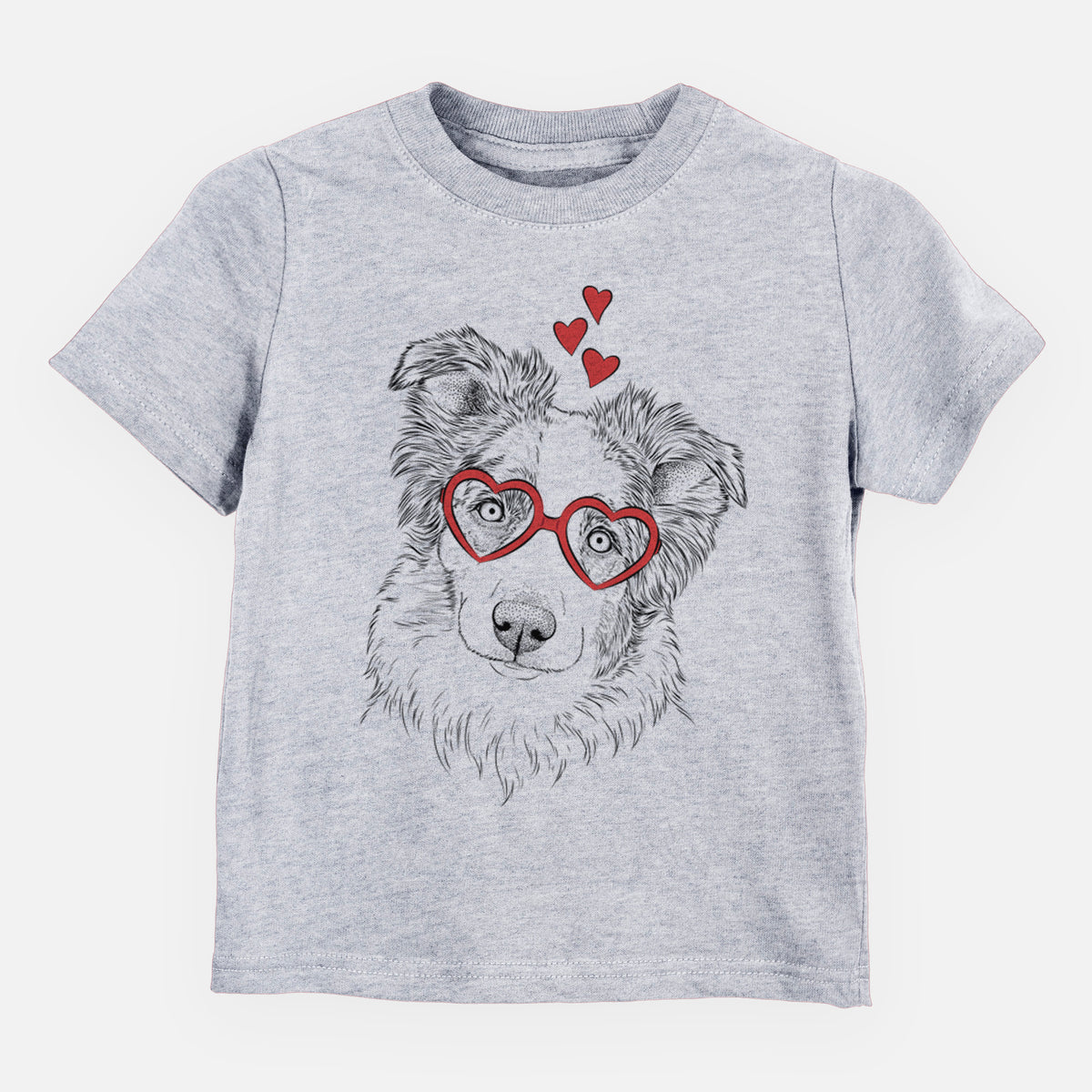 Valentine HoneyBee the Miniature Australian Shepherd - Kids/Youth/Toddler Shirt