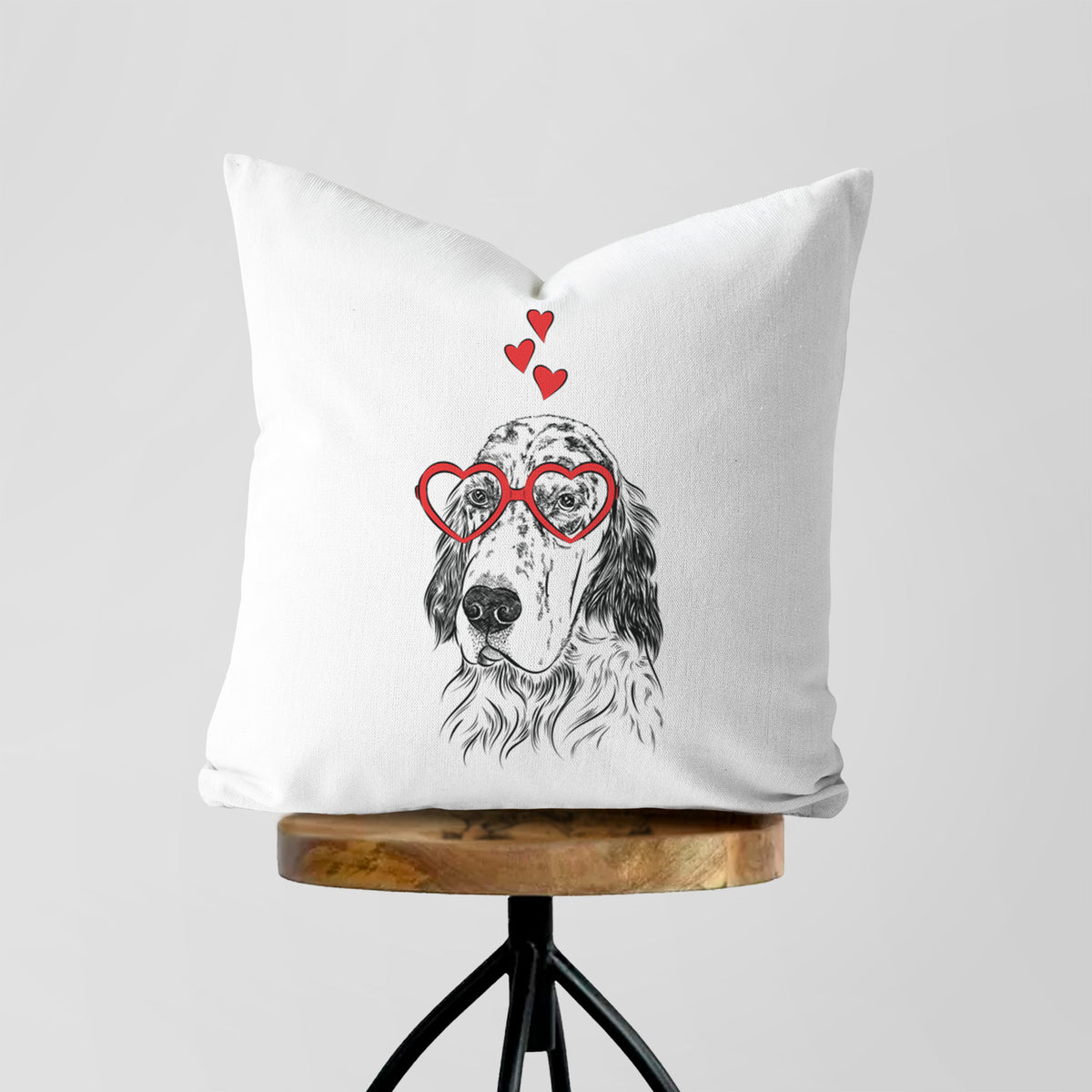 Hutch the English Setter - Throw Pillow Cover