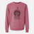 Valentine Jack the Chocolate Labradoodle - Unisex Pigment Dyed Crew Sweatshirt