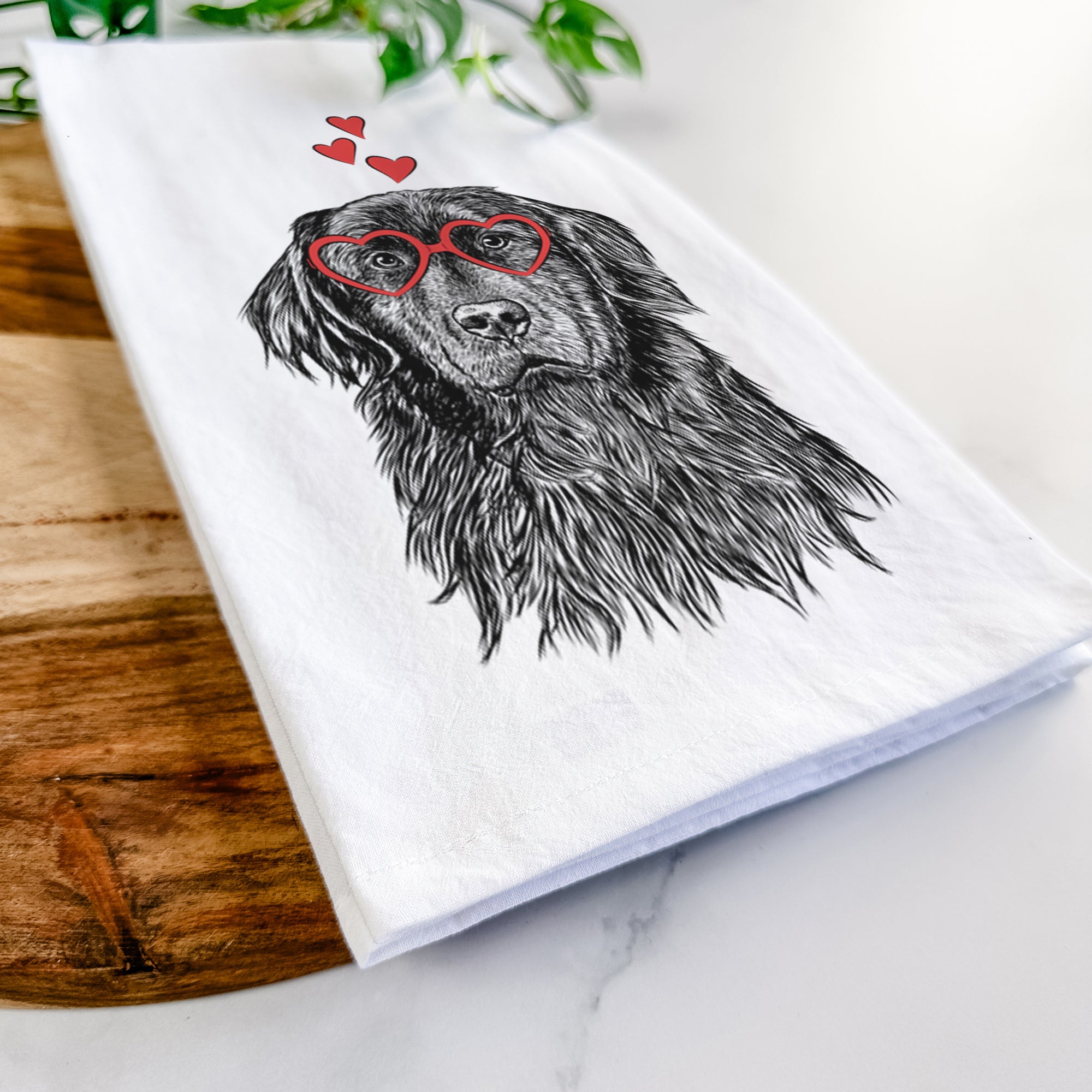 Jinx the Newfoundland Tea Towel