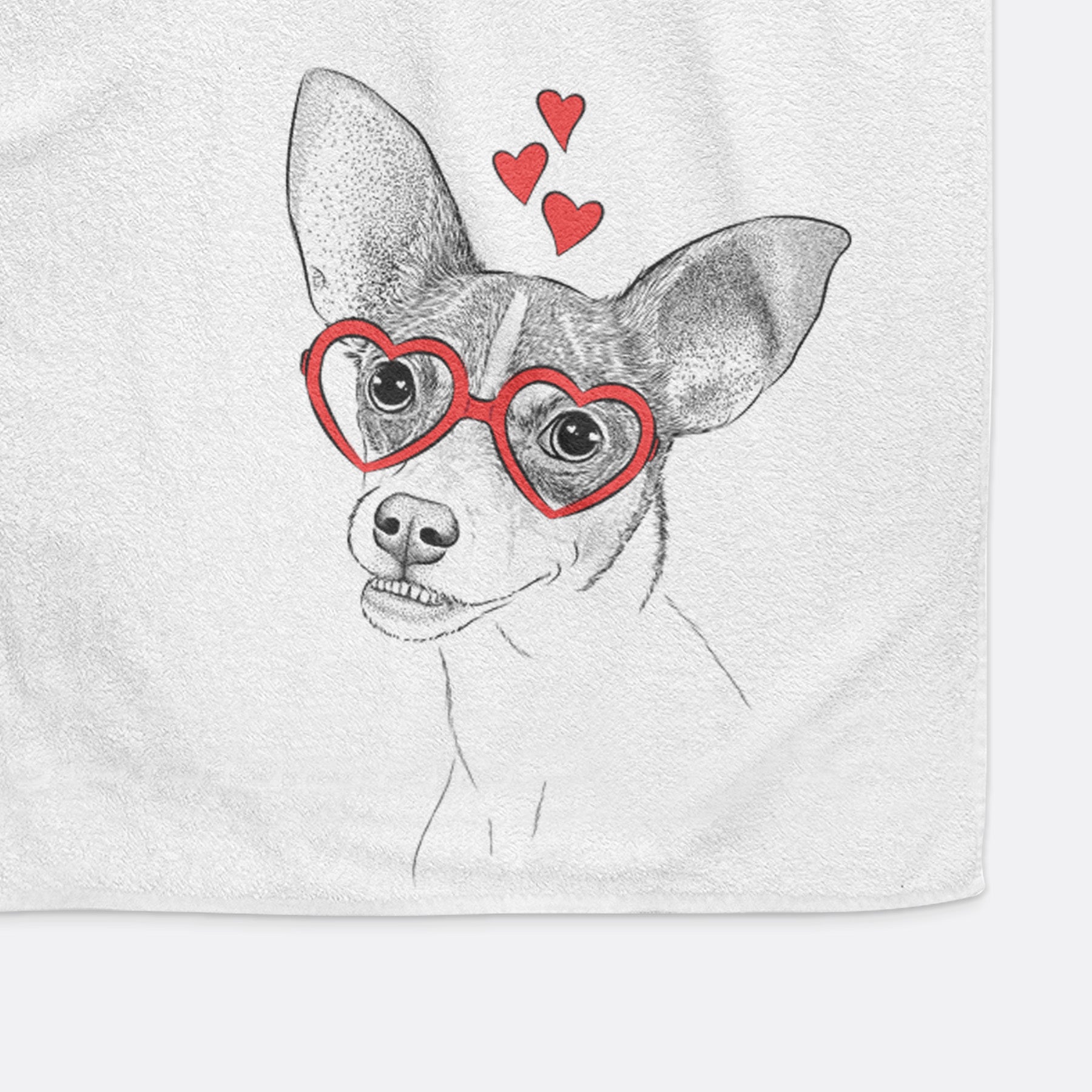 Kailani the Chihuahua Mix Decorative Hand Towel