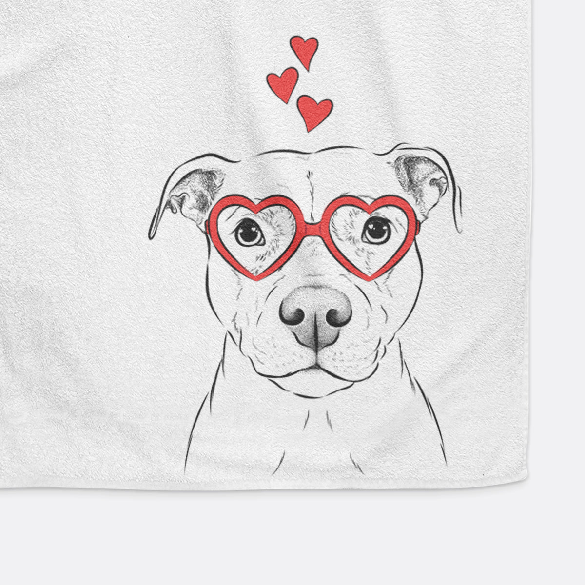 Khaleesi the Pitbull Decorative Hand Towel