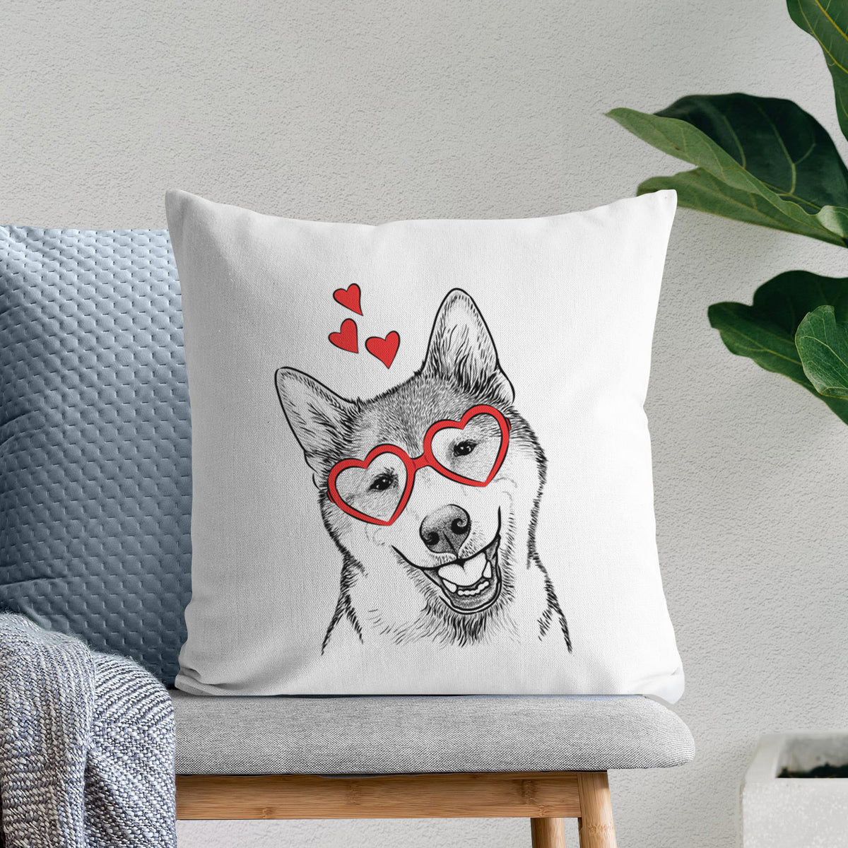 Koby the Shiba Inu - Throw Pillow Cover