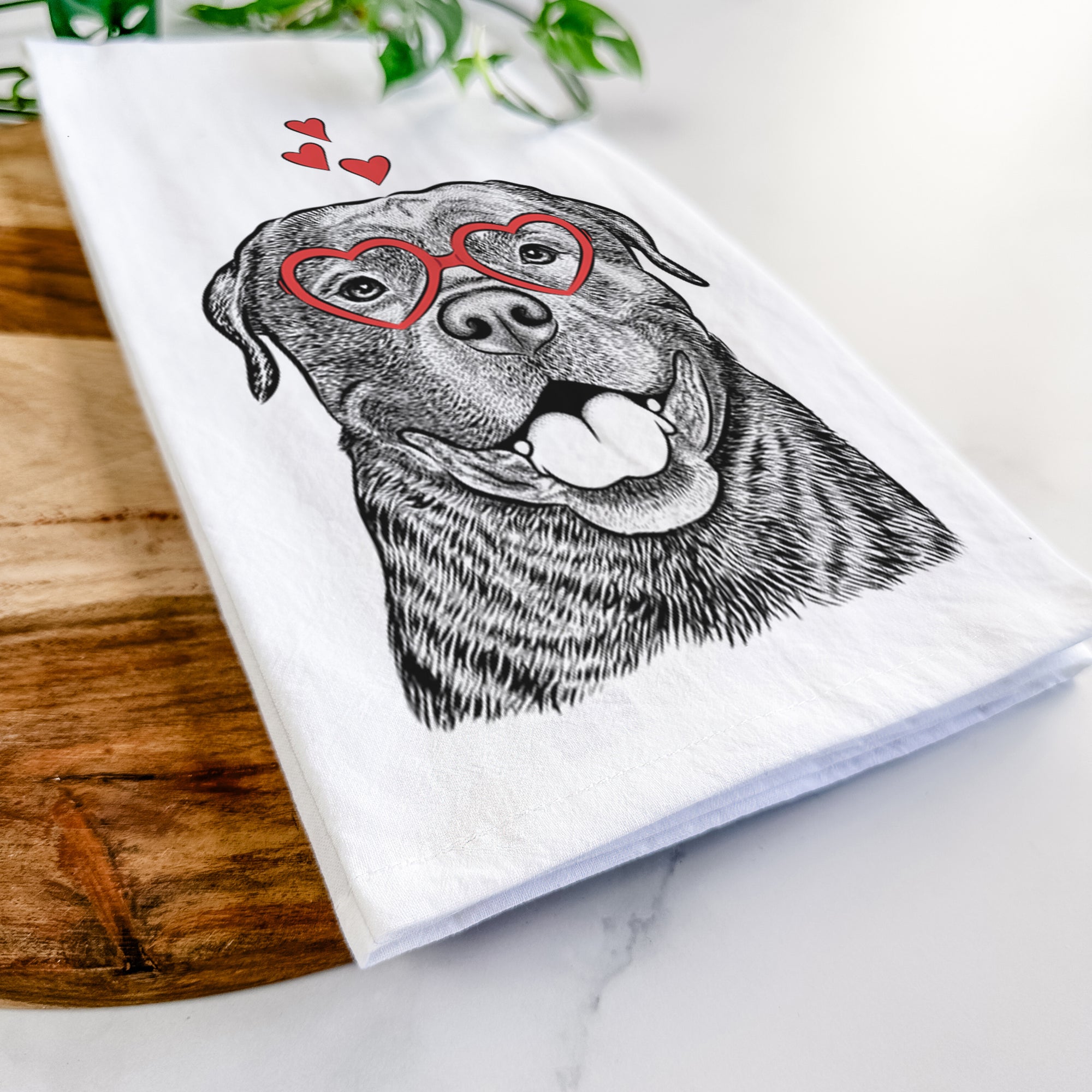 Kojak the Rottweiler Tea Towel