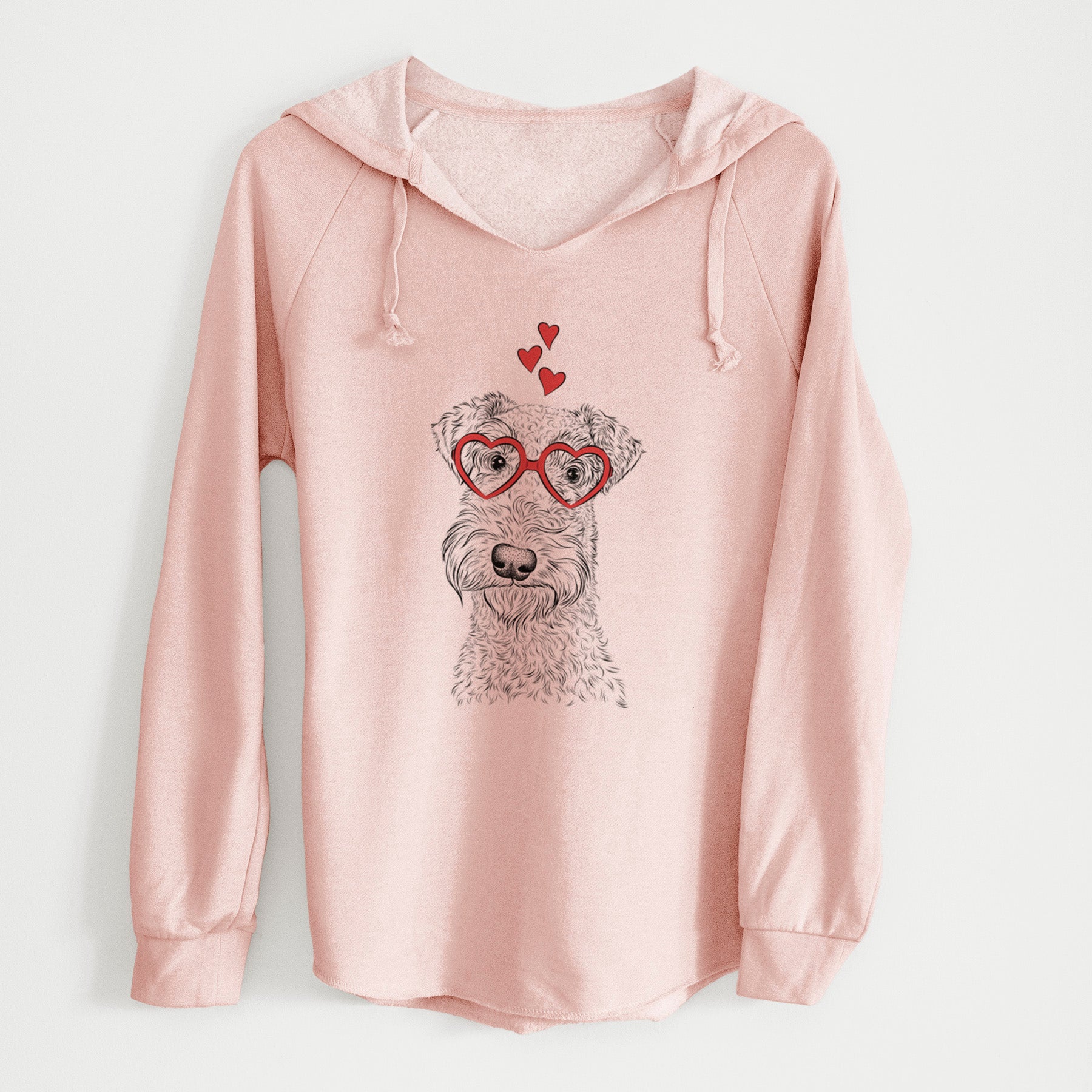 Valentine Roc Haven Maggie May the Airedale Terrier - Cali Wave Hooded Sweatshirt