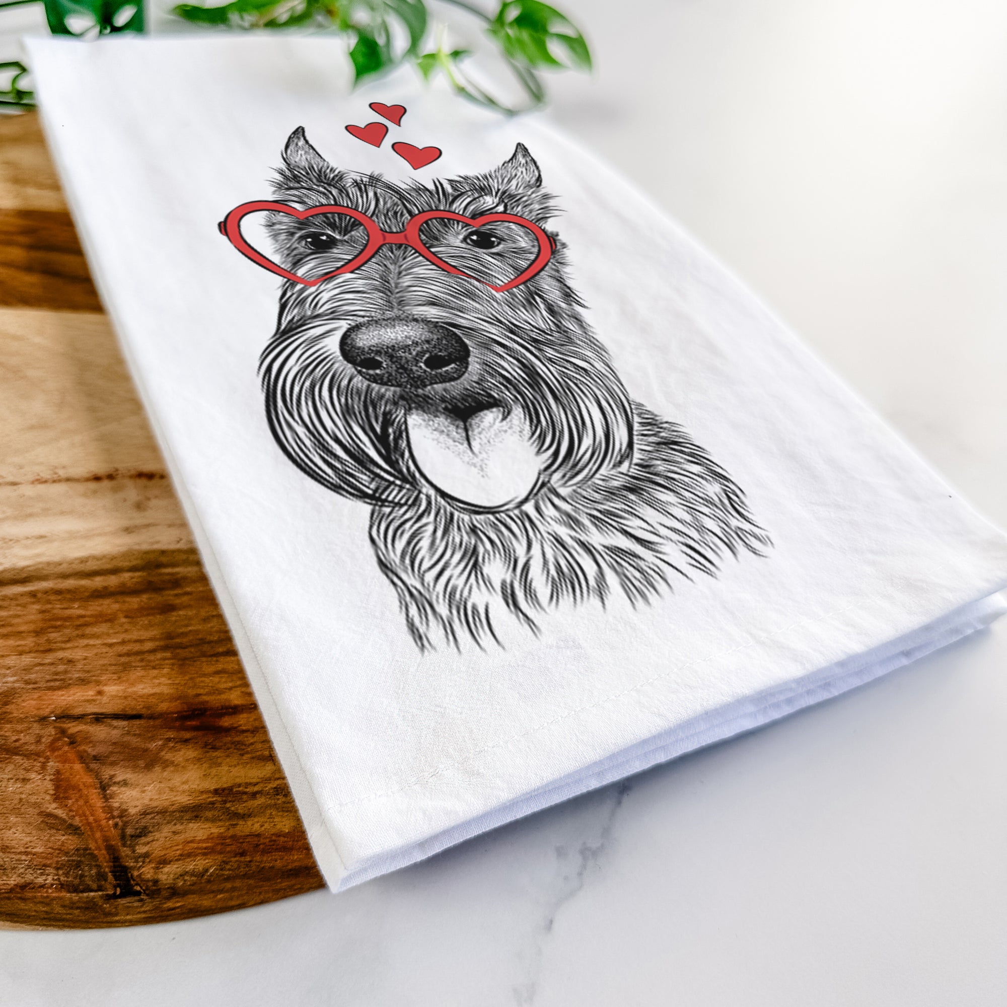 Magnus the Scottish Terrier Tea Towel