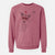 Valentine Maisie the Terrier Mix - Unisex Pigment Dyed Crew Sweatshirt