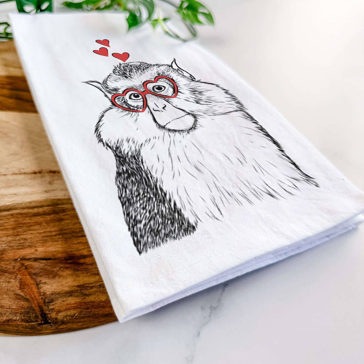 Matata the Mona Monkey Tea Towel