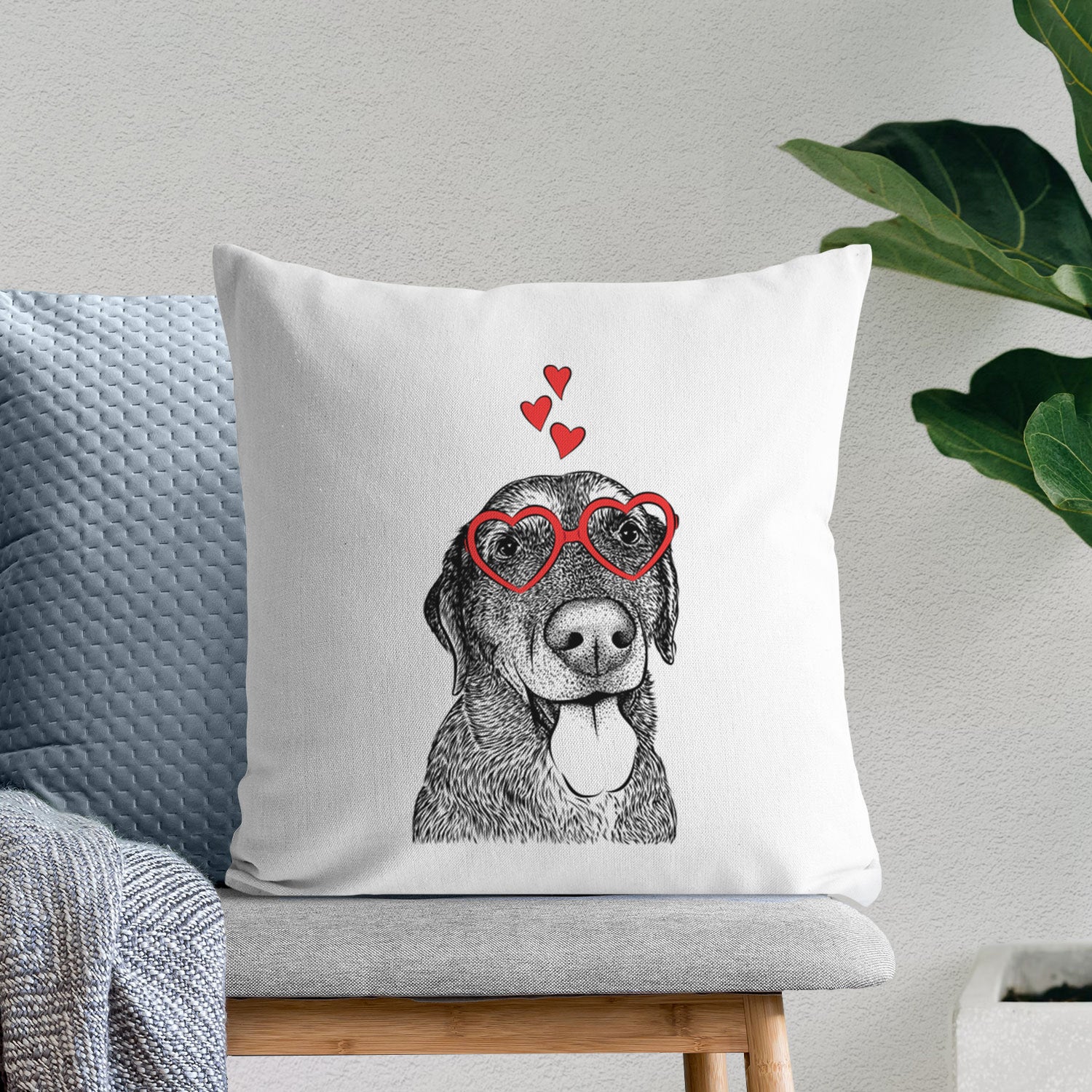 Max the Labrador Retriever - Throw Pillow Cover