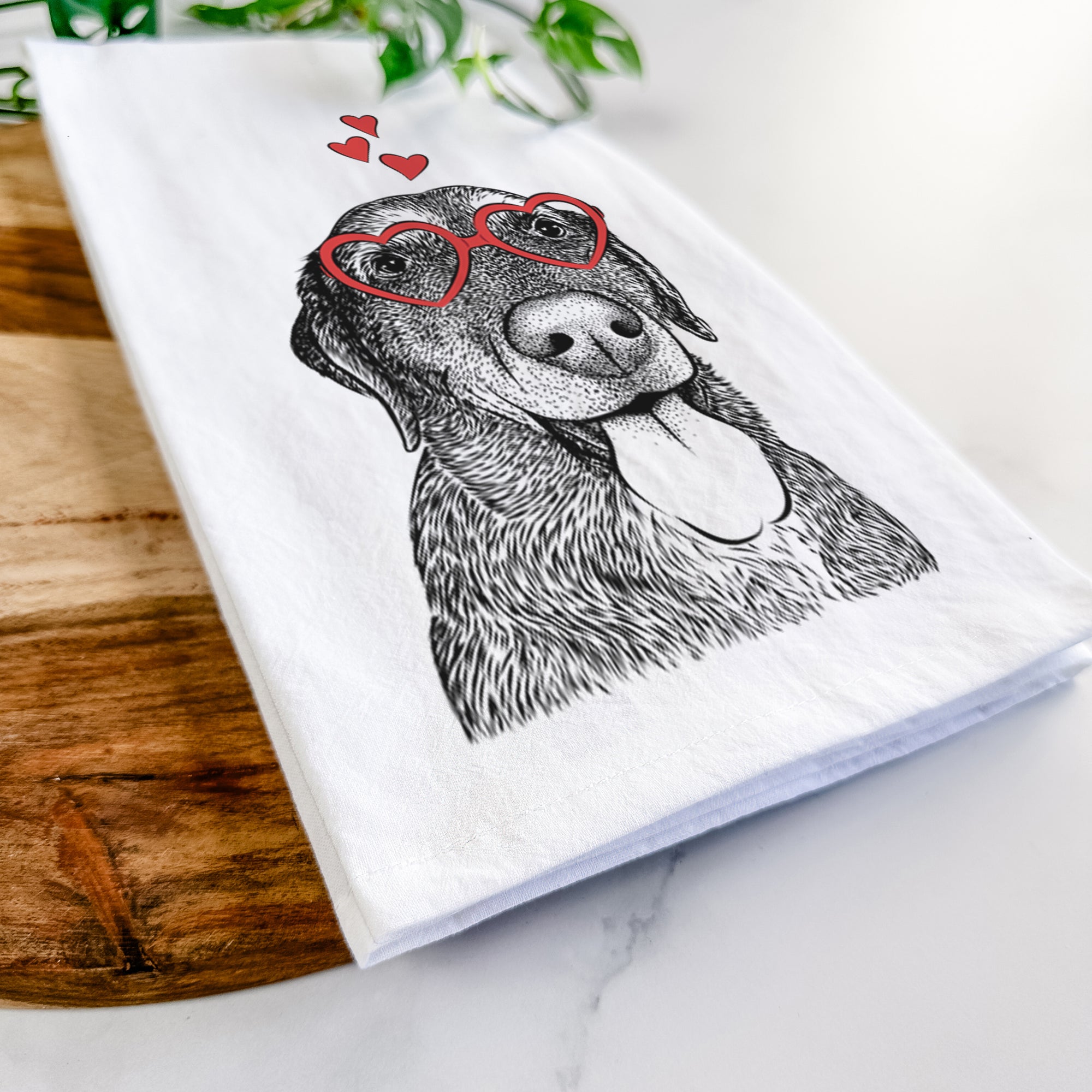 Max the Labrador Retriever Tea Towel