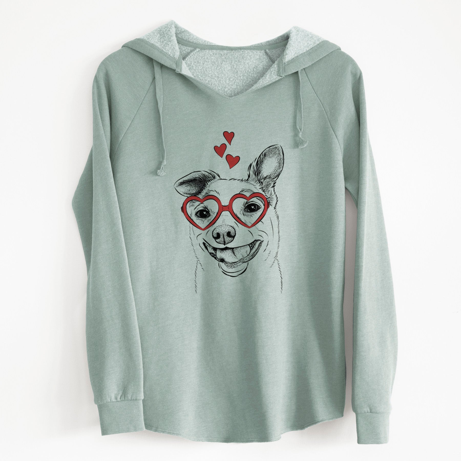 Valentine Mortimer the Mixed Breed - Cali Wave Hooded Sweatshirt