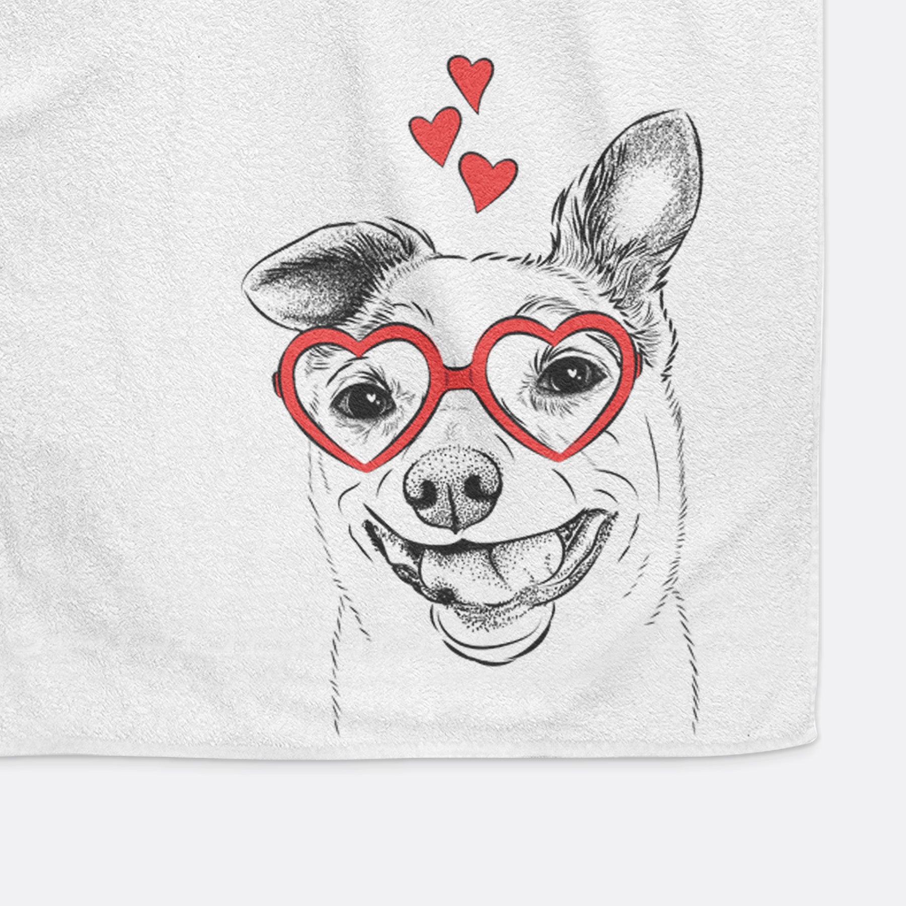 Mortimer the Mixed Breed Premium Hand Towel